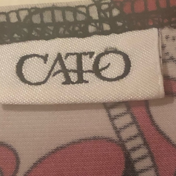 🐸 $8 Cato Brand Dressy Blouse Women Size Medium. - Picture 5 of 7